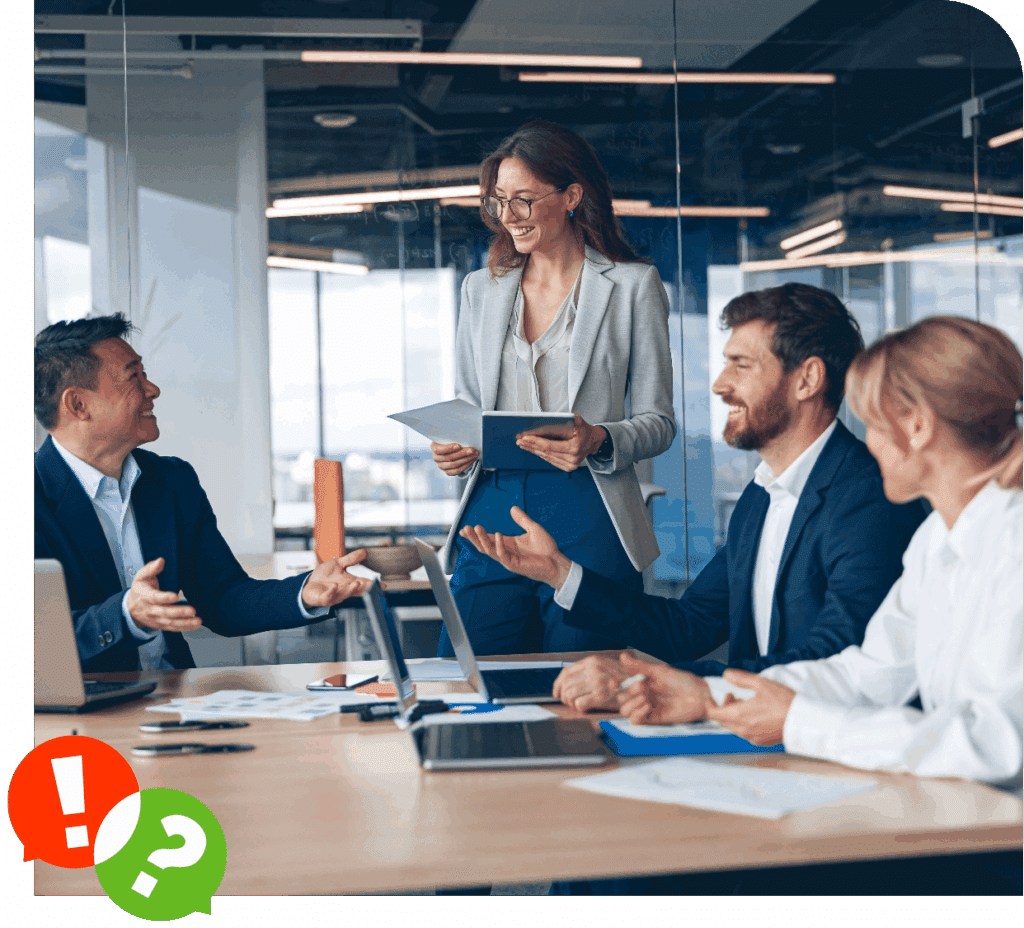 Business Leader in a Meeting